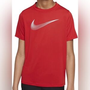 Nike Dr-Fit Kids Red T-Shirt